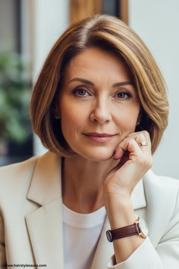 12 Stunning Layered Haircut Ideas for Women Over 50 3 Short Layered Bob