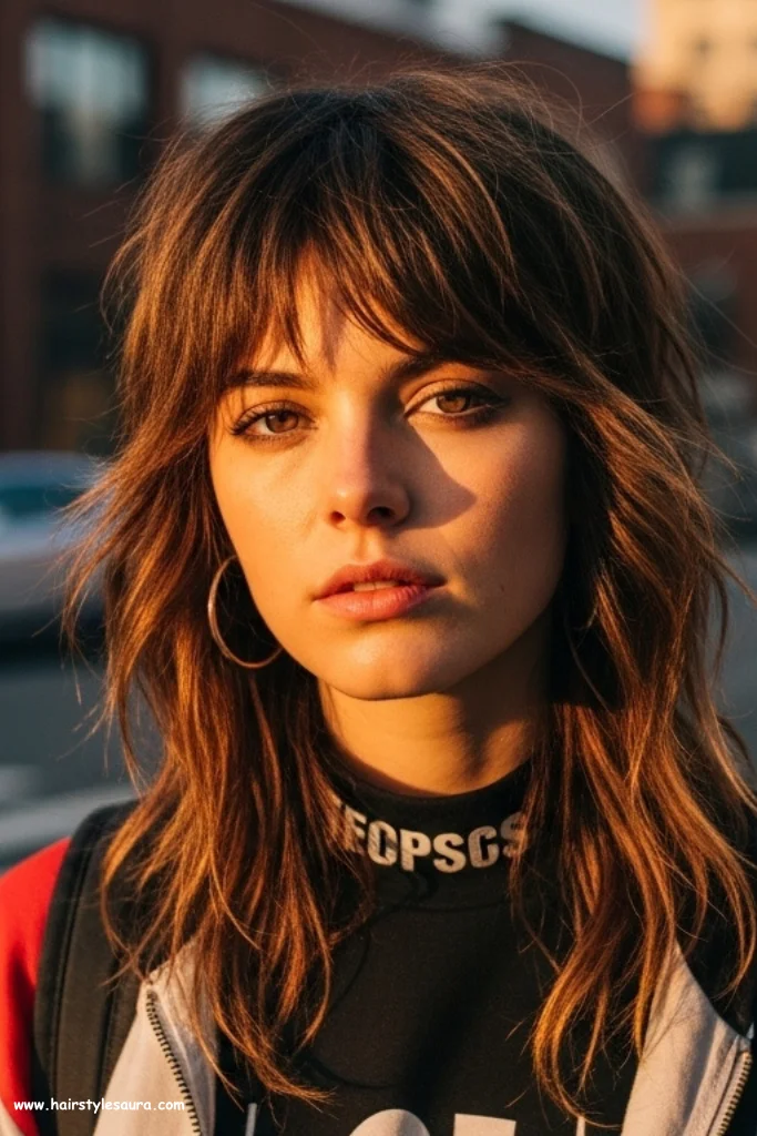 12 Stunning Layered Haircuts Ideas for Shoulder Lengths 3 Textured Shag Layers