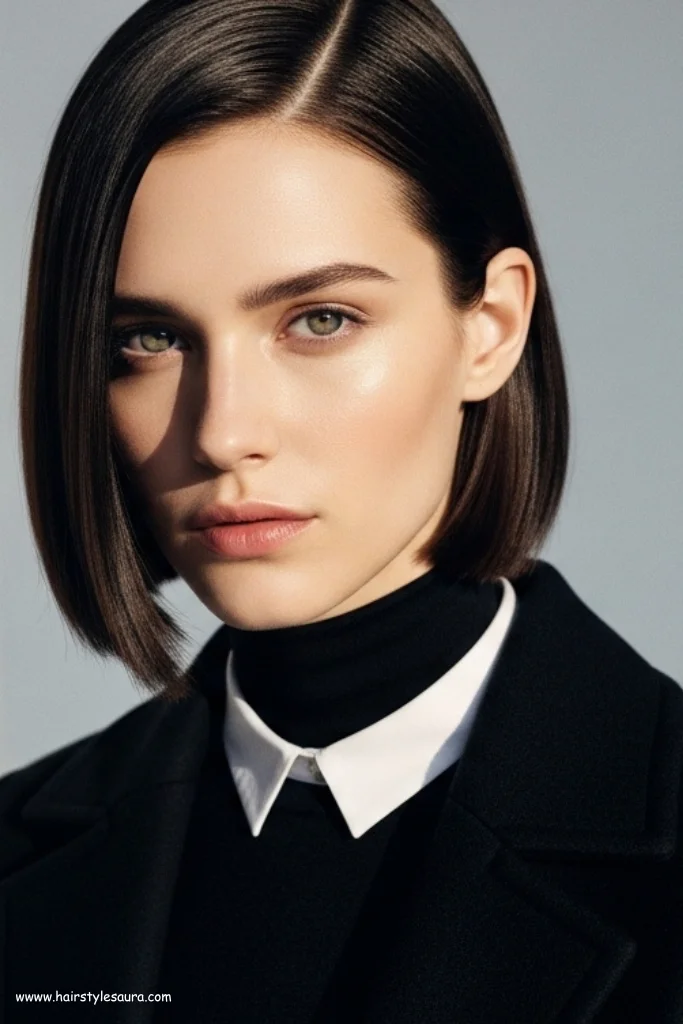 10 Iconic 90s Short Hairstyles ideas for a Retro-Chic Look 3 The Jaw-Length Bob