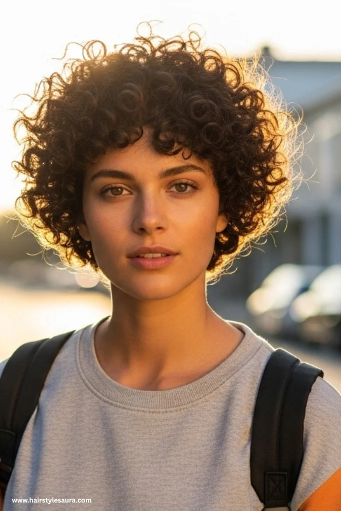 12 Bold & Beautiful 80s Short Hairstyles Women Are Bringing Back 3 Voluminous Curly Crop