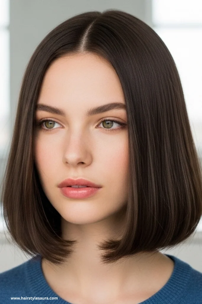 12 Stylish Shag Cuts for Straight Hair Ideas Every Woman Should Try 4 Blunt-Ended Shag with Subtle Layers
