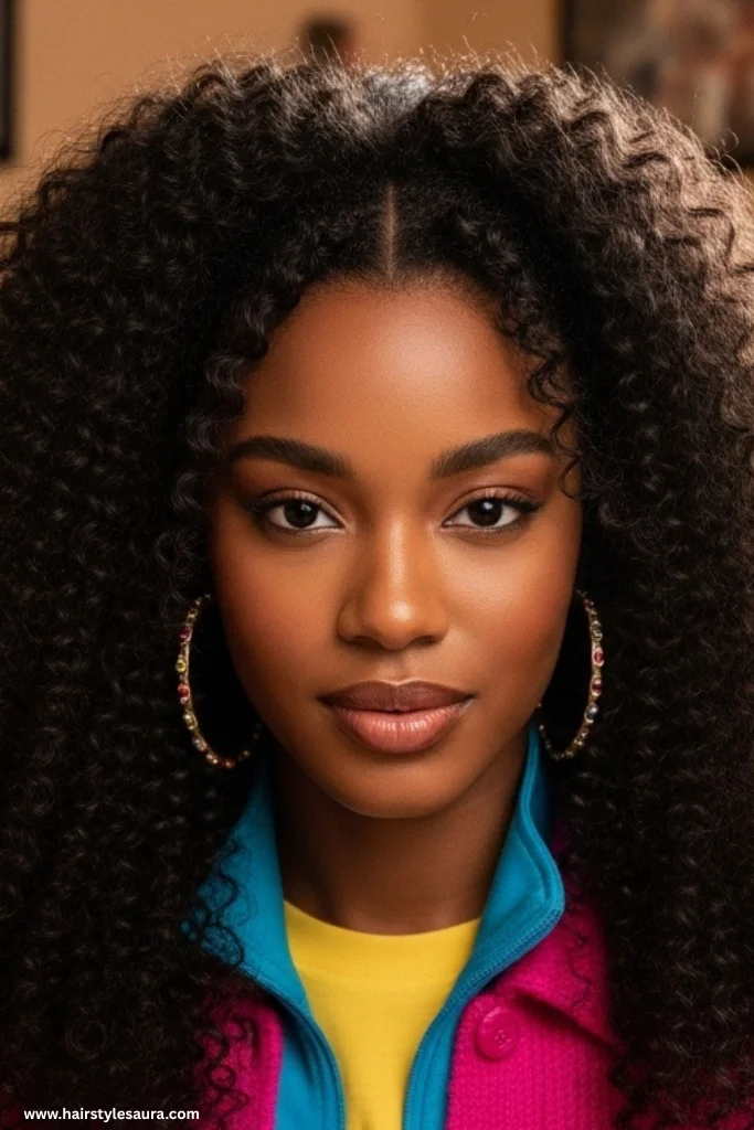 12 Iconic 90s Hairstyles Black Women Ideas You’ll Want to Rock Again 4 Crimped Curls