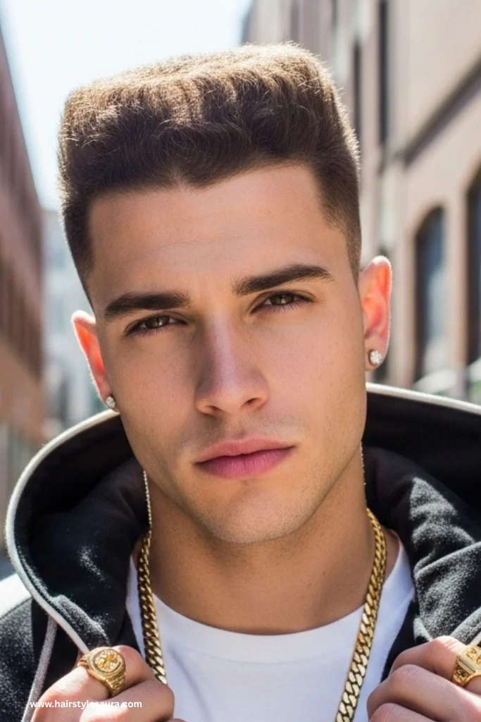 12 Cool & Classic 90s Hairstyles for Guys That Still Turn Heads 4 Flat Top