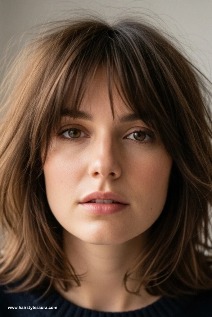 13 Stunning Shag Cuts for Fine Hair Ideas That Add Instant Volume 4 Medium-Length Feathered Shag