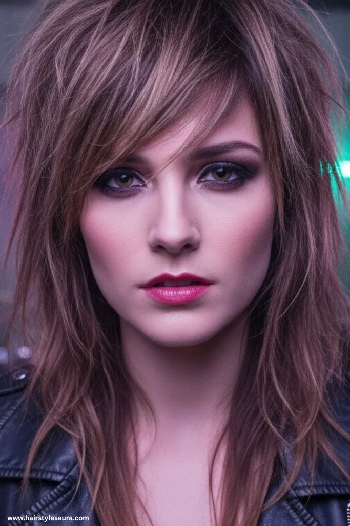 13 Choppy Long Layered Haircuts Ideas That Are Effortlessly Stylish 4 Rocker Chic Shag Layers