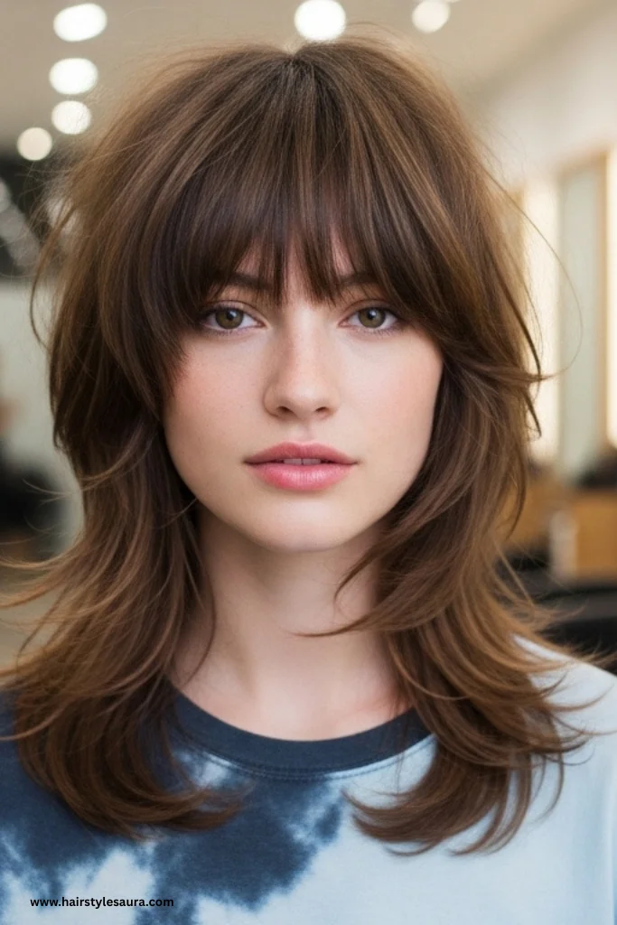 12 Trendy Shag Cut Ideas for Long Hair That Add Volume and Vibes 4 Shag Cut with Face-Framing Layers