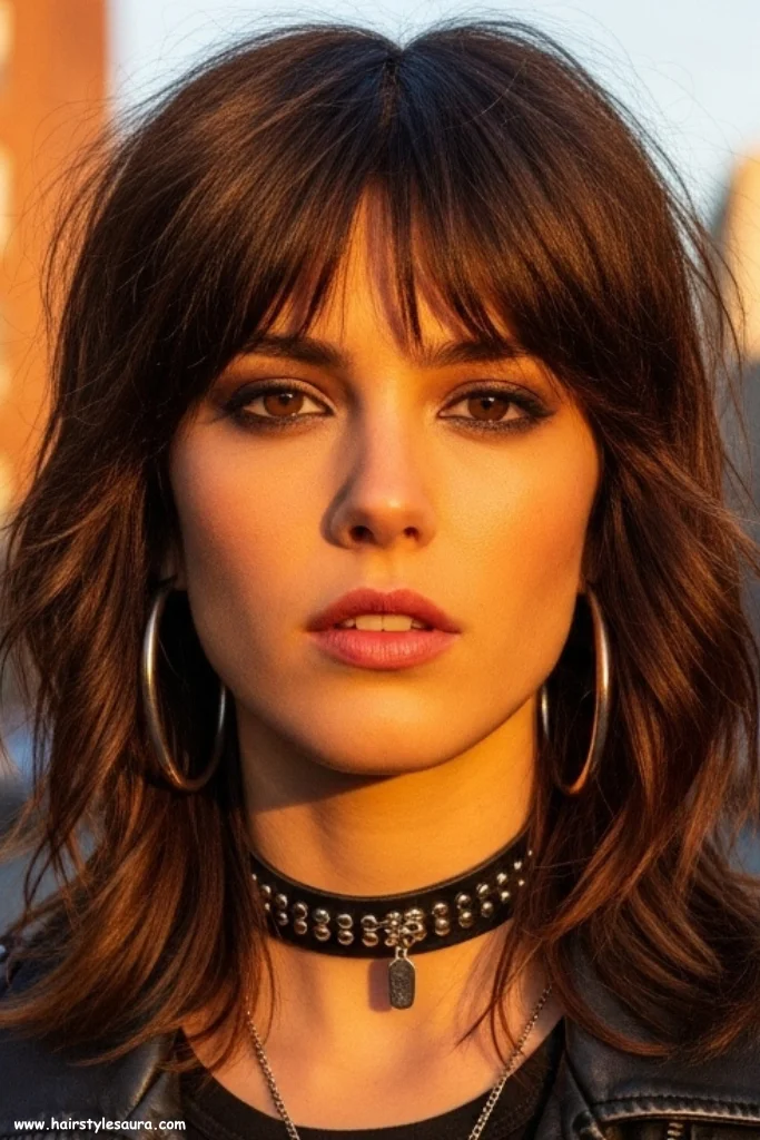 13 Layered Haircuts Ideas for Women That Instantly Elevate Your Style 4 Shaggy Layers with Bangs