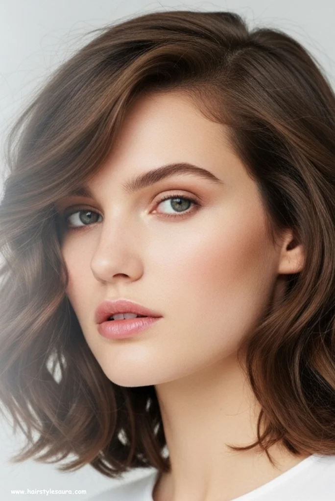 10 Gorgeous Layered Haircut for Curly Hair Ideas Every Woman Should Try 4 Shoulder-Length Layered Cut