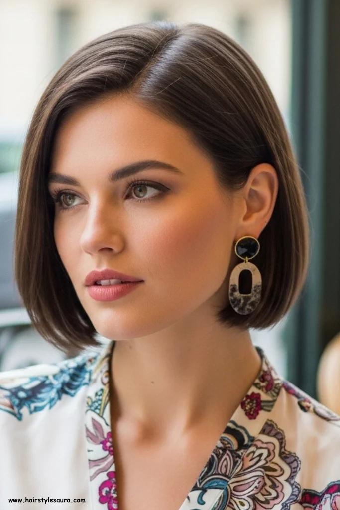 12 Ear Length Haircuts for Women Ideas That Turn Heads 2 Classic French Bob