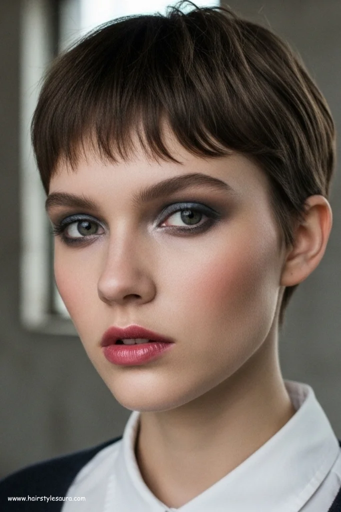 10 Iconic 90s Short Hairstyles ideas for a Retro-Chic Look 4 The Baby Bangs Cut