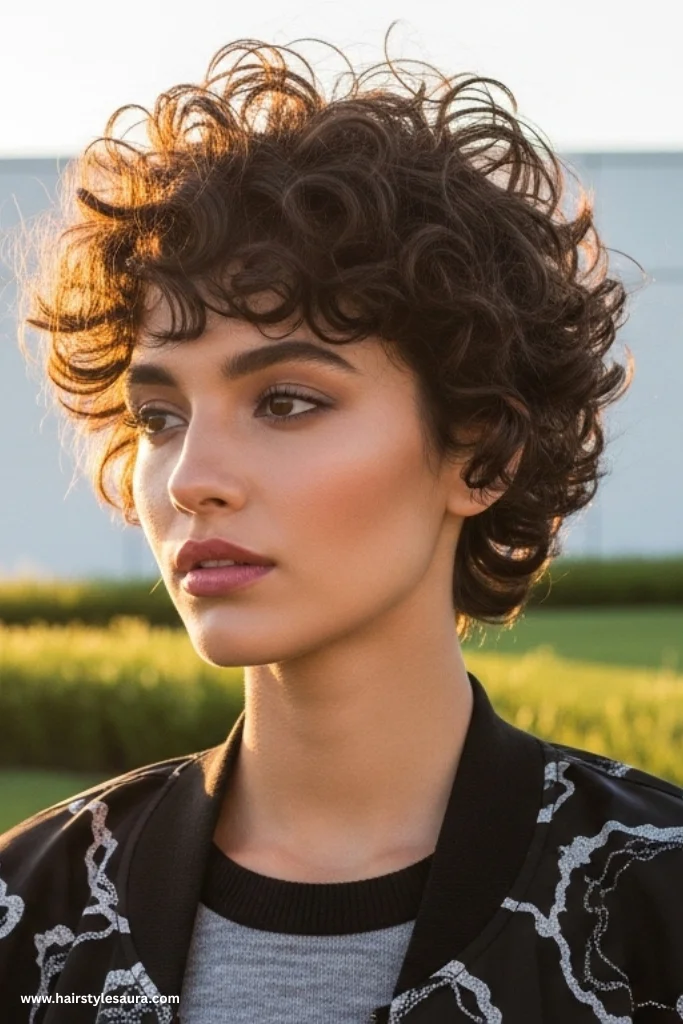 13 Stunning Curly Pixie Cuts 3C Ideas That Will Inspire Your Next Look 4 Voluminous Crown Pixie
