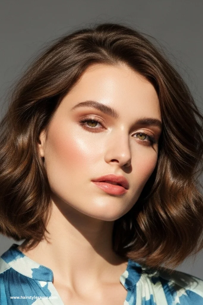 13 Elegant Old Money Bob Haircut Ideas Women Are Falling in Love With 4 Wavy Bob with Volume