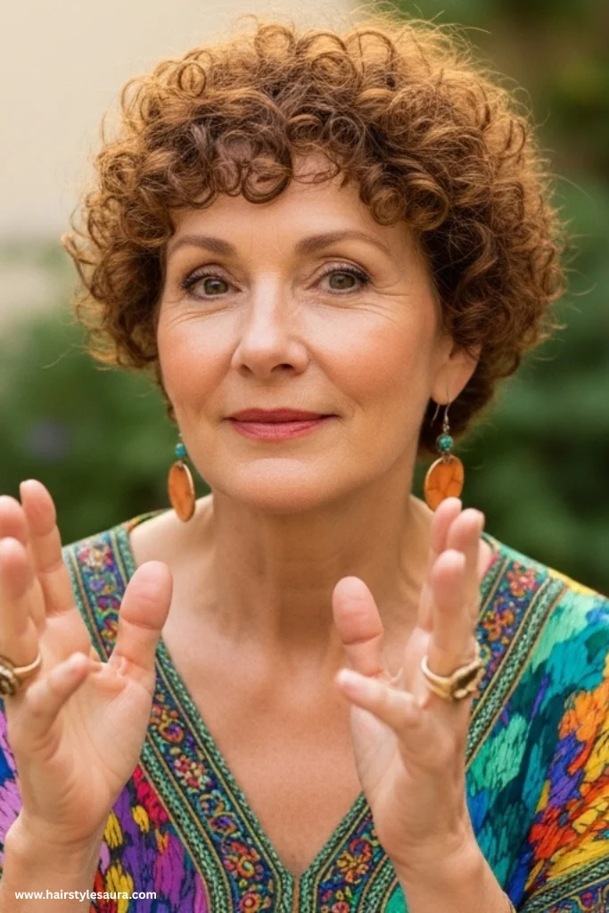 12 Low Maintenance Hairstyles for Women Over 50 That Redefine Timeless Beauty 5 Curly Crop