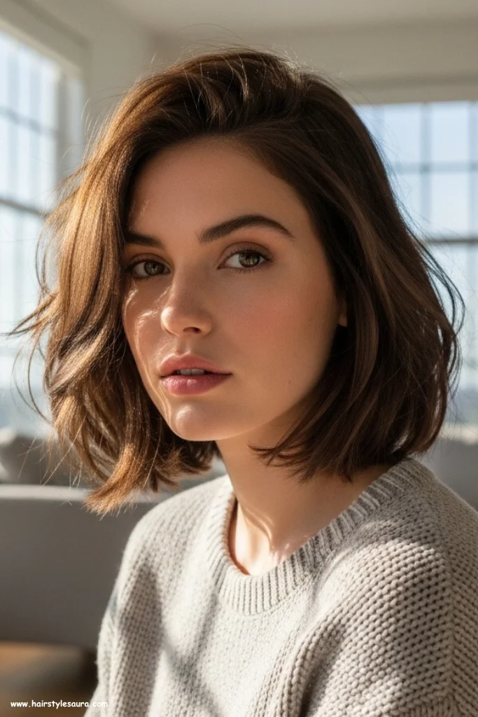 Top 13 Long Oval Face Hairstyles Ideas for All Hair Types 5 Long Bob (Lob) with Soft Waves