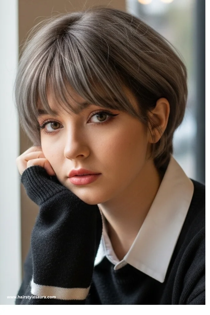 10 Korean Wolf Cut Ideas for Short Hair That Every Woman Will Love 5 Pixie Wolf Hybrid