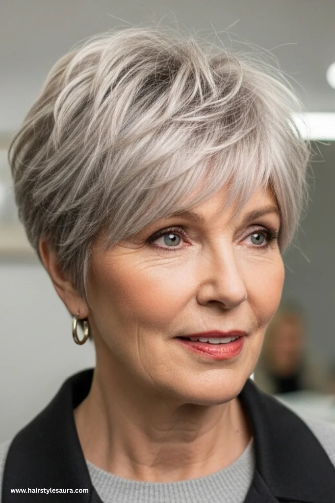12 Youthful Shag Cuts for Older Women Ideas That Radiate Confidence 5 Shaggy Pixie Cut