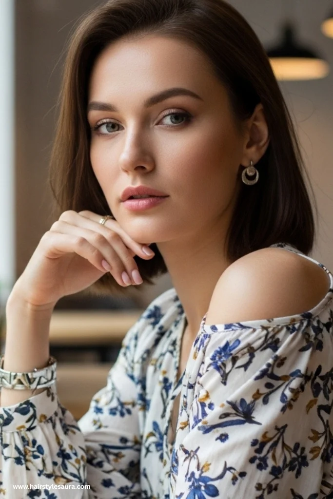 12 Stunning Black Wolf Cut Ideas for a Bold New Look 5 Shoulder-Length Black Wolf Cut