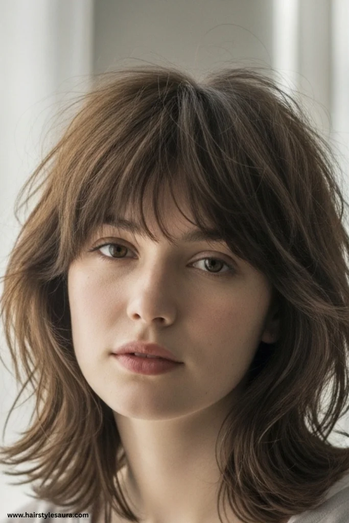 13 Choppy Long Layered Haircuts Ideas That Are Effortlessly Stylish 5 Wispy Ends with Choppy Layers