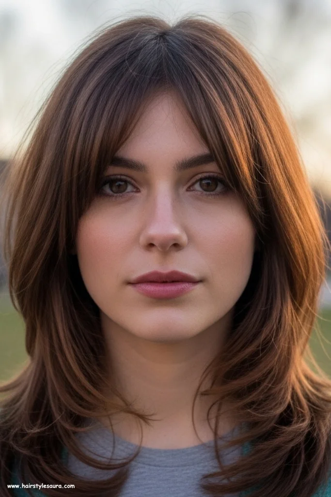 12 Flattering Oval Face Hairstyles with Bangs Ideas You’ll Love 6 Arched Bangs with a Classic Pixie