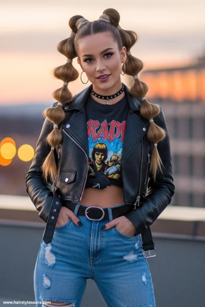 12 Flirtatious Valentines Hairstyles Ideas to Make Hearts Skip a Beat 6 Bubble Ponytail