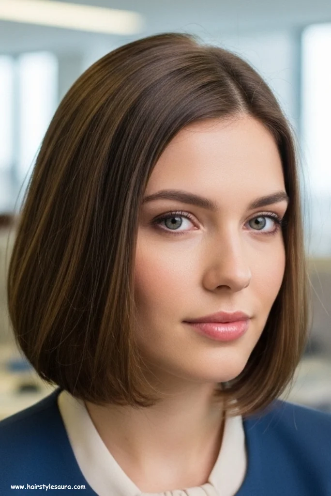 12 Gorgeous Layered Haircut for Thin Hair Ideas Women Love 6 Chin-Length Layered Bob