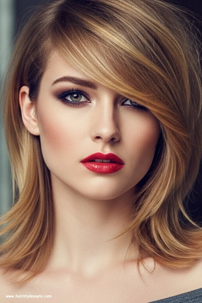 13 Layered Haircuts Ideas for Women That Instantly Elevate Your Style 6 Choppy Layers with a Side Part