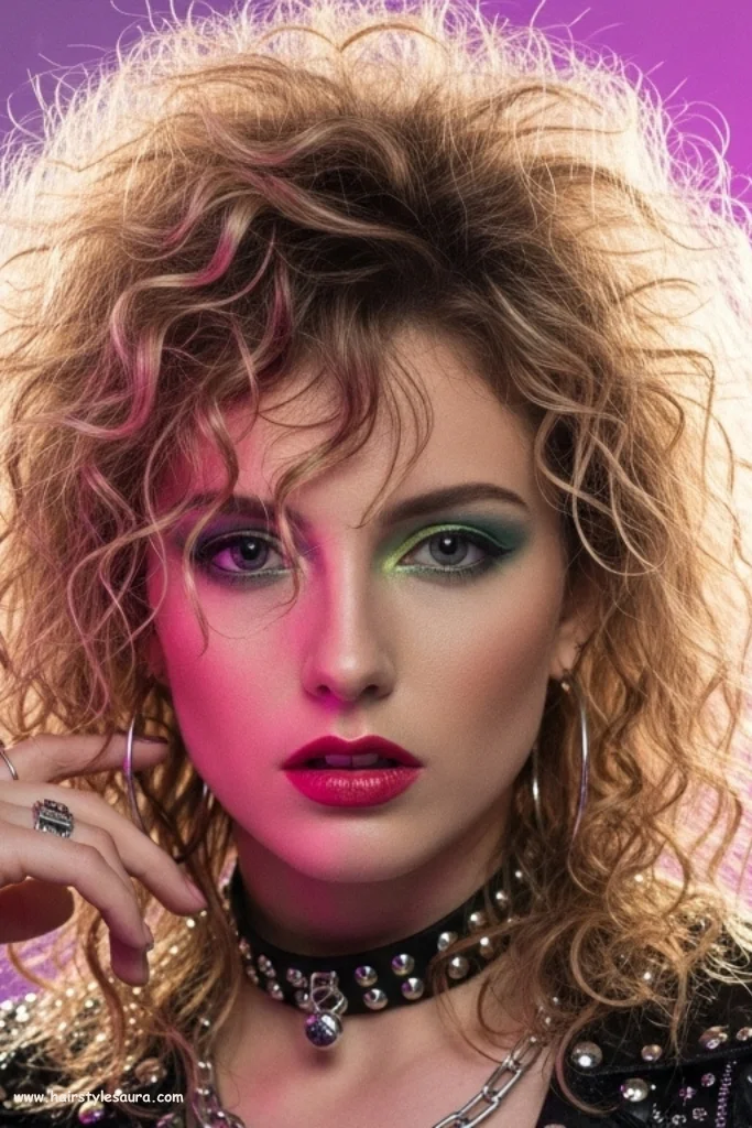 10 Bold and Beautiful 80s Hairstyles Women Are Loving Again 6 Crimped Hair