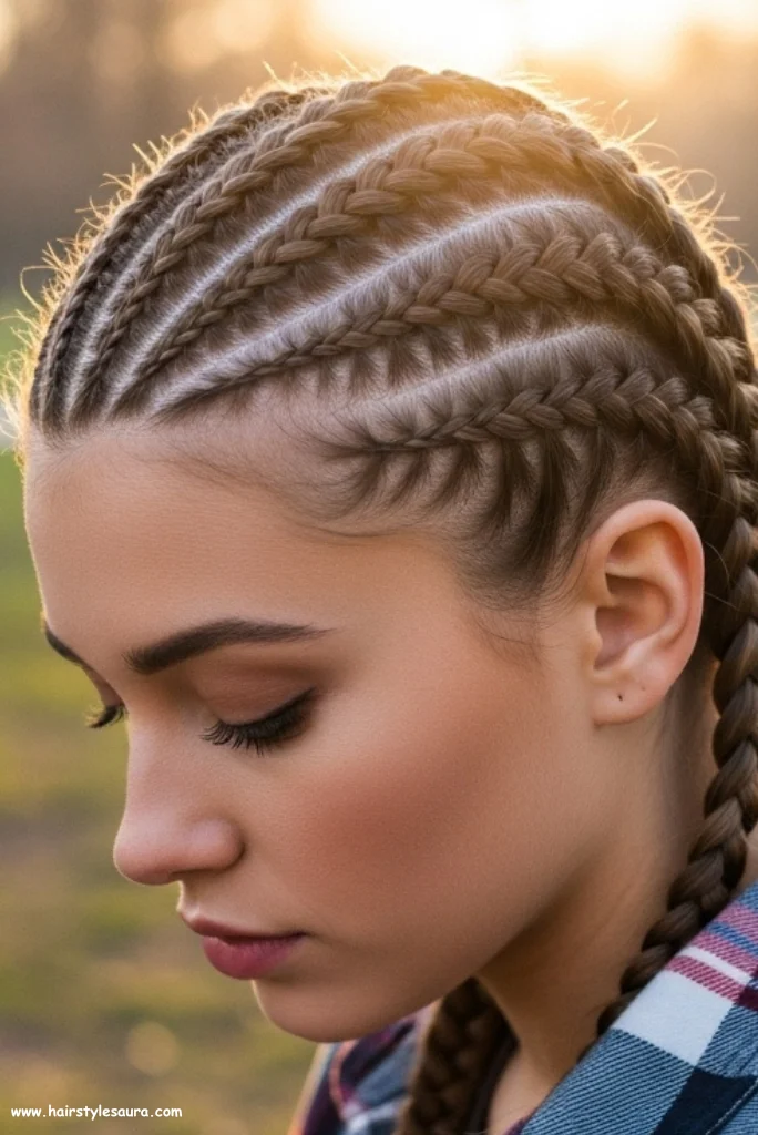 10 Best 90s Braid Hairstyles Ideas That Are Still Trendy Today 6 Crisscross Braids