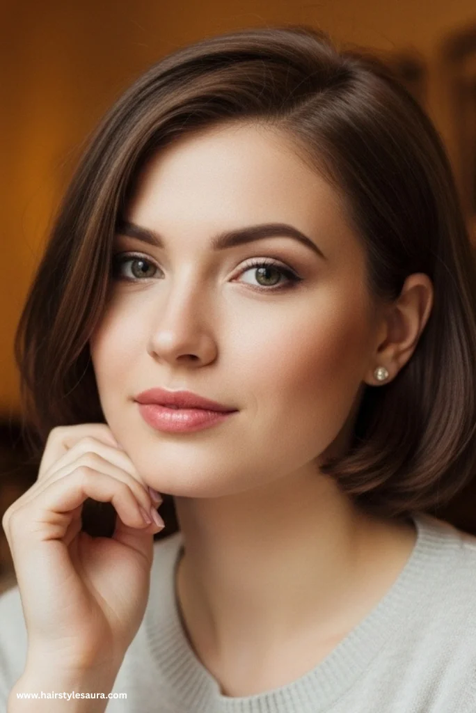 13 Unique Ear Length Haircuts Ideas for Modern Women 6 Curled Under Bob