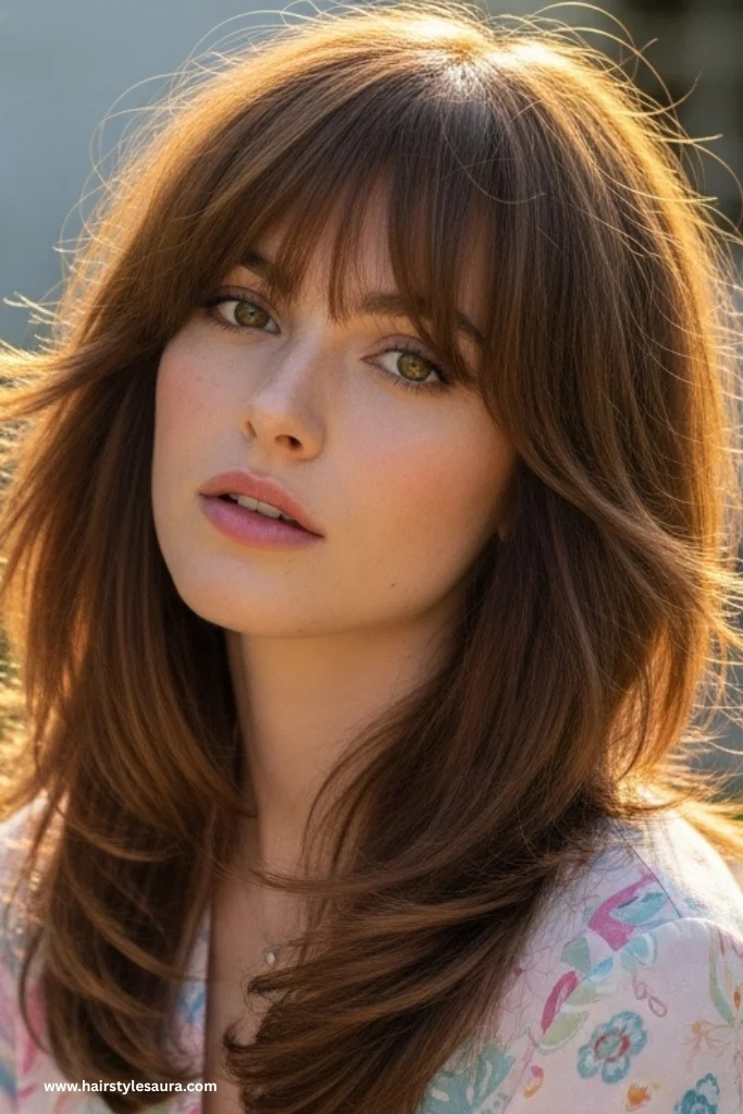 12 Trendy Shag Cut Ideas for Long Hair That Add Volume and Vibes 6 Long Shag with Wispy Ends
