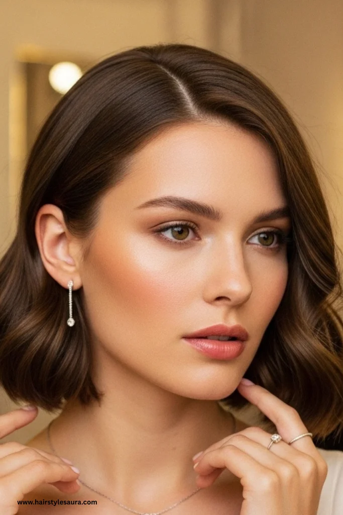 13 Elegant Old Money Bob Haircut Ideas Women Are Falling in Love With 6 Old Money Bob with Inward Curls