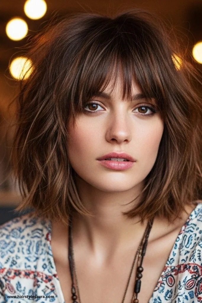 12 Bold & Beautiful 80s Short Hairstyles Women Are Bringing Back 6 Short Shag with Layers