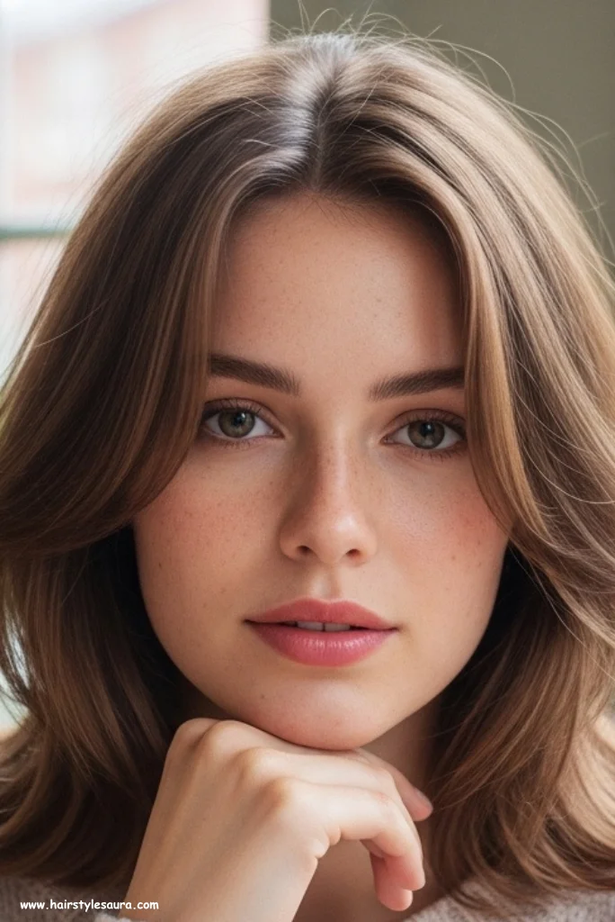 13 Gorgeous Layered Haircut for Fine Hair Ideas Women Love 6 Shoulder-Length Cut with Soft Layers