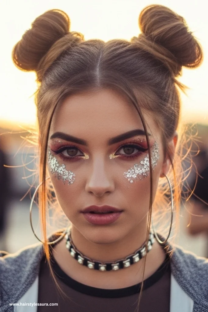 12 Timeless 90s Hairstyles for Women That Are Making a Major Comeback 6 Space Buns