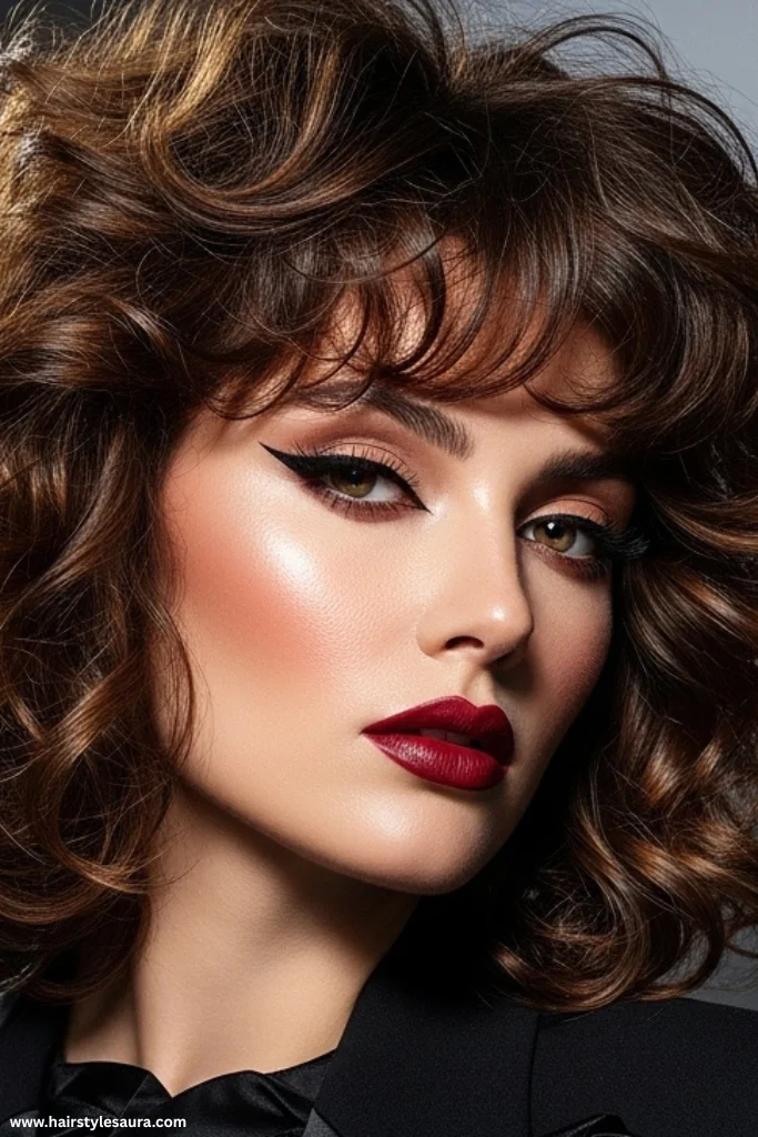14 Stunning Butterfly Cut Ideas for Curly Hair That You’ll Love 6 Voluminous Butterfly Halo