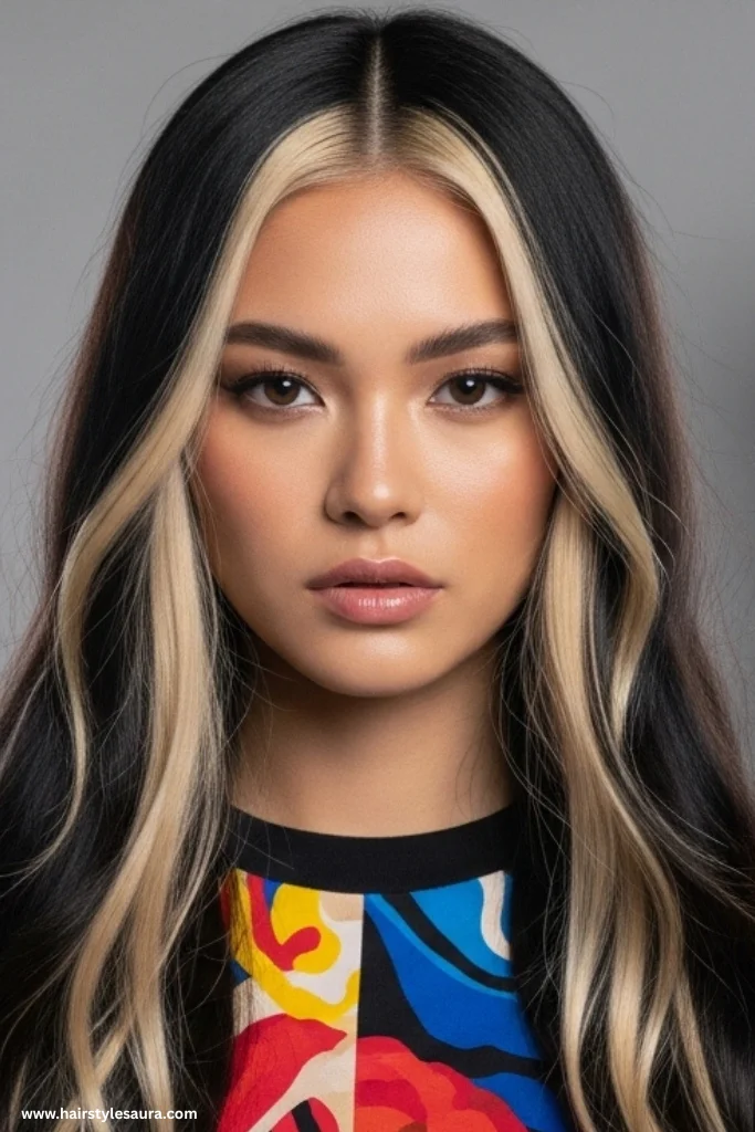 12 Iconic 90s Hairstyles for Long Hair Ideas That Still Slay 7 Chunky Highlights