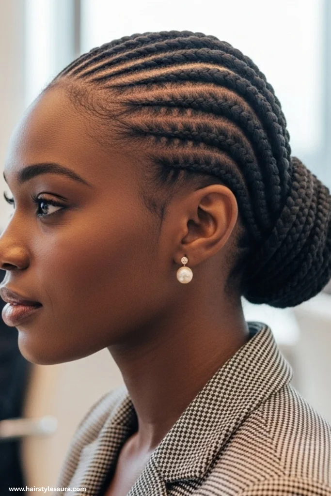 12 Timeless 90s Hairstyles for Black Hair You’ll Love to Rock Again 7 Cornrows into a Bun