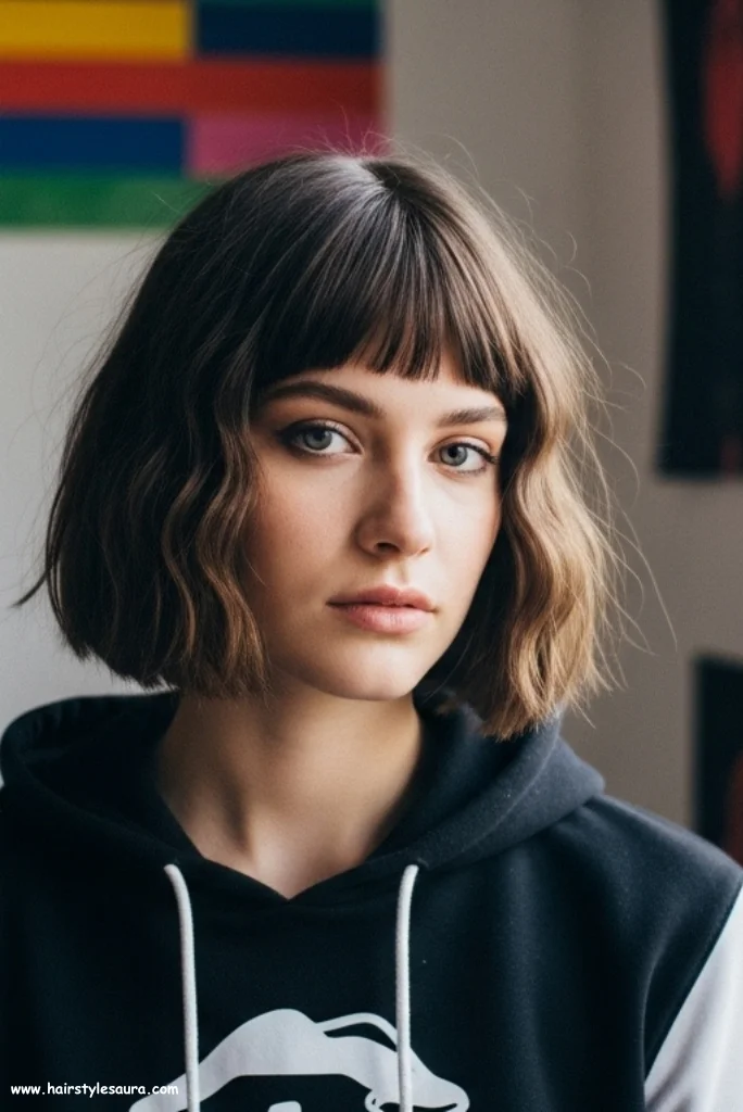 12 80s Hairstyles Crimped Hair Looks That Still Slay Today 7 Crimped Bob with a Twist