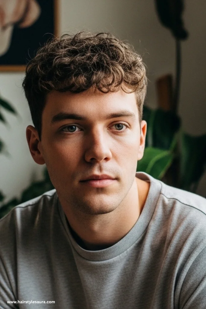 12 Bang Hairstyles Short Hair for Men That Redefine Style 7 Curly Bangs on Short Hair