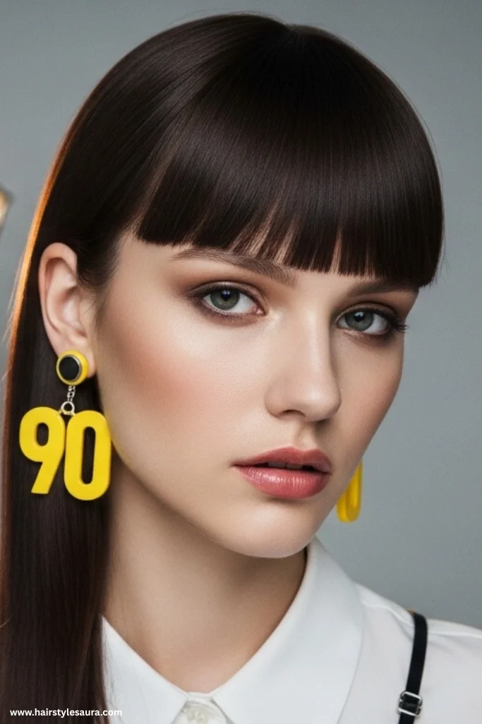 13 Timeless 90s Curly Hairstyles Ideas That Are Making a Major Comeback 7 Curly Bob with Side Part