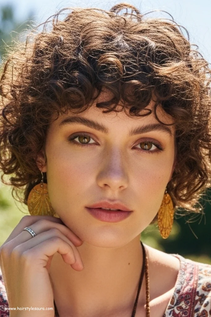 10 Iconic 90s Short Hairstyles ideas for a Retro-Chic Look 7 Curly Crop