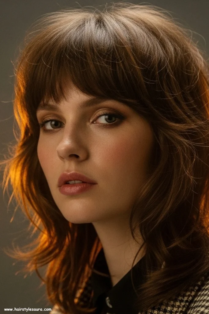 10 Gorgeous Layered Haircut Ideas for Medium Hair Every Woman Will Love 7 Layered Shag Cut