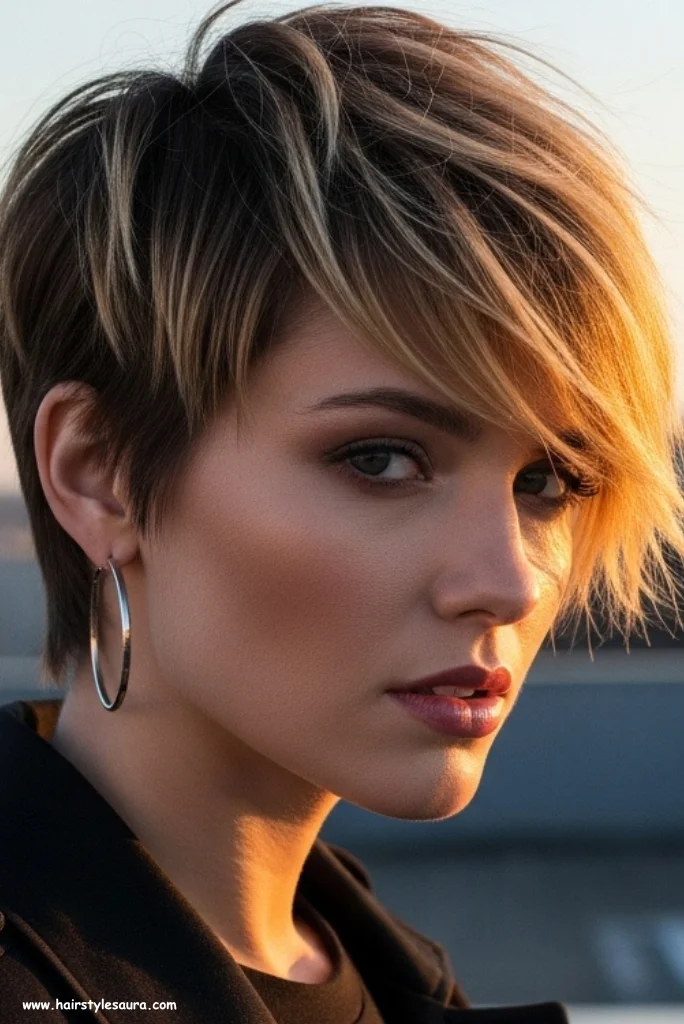 12 Gorgeous Layered Haircut for Thin Hair Ideas Women Love 7 Pixie with Long Layers