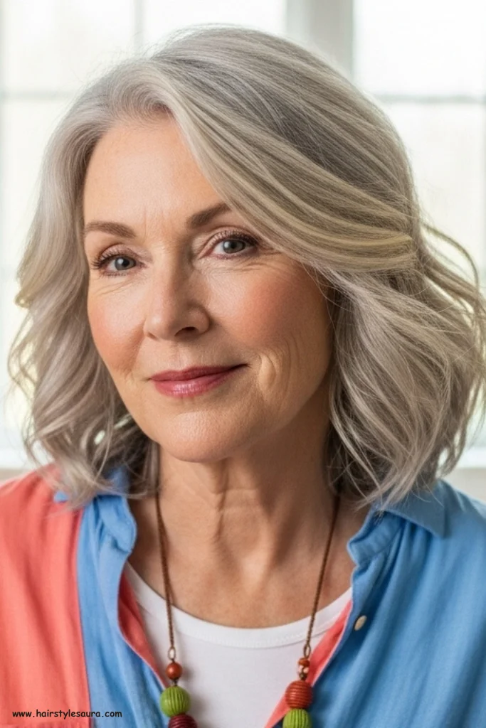 11 Flattering Shag Hairstyles for Women Over 50 That Defy Age 7 Soft Wavy Shag