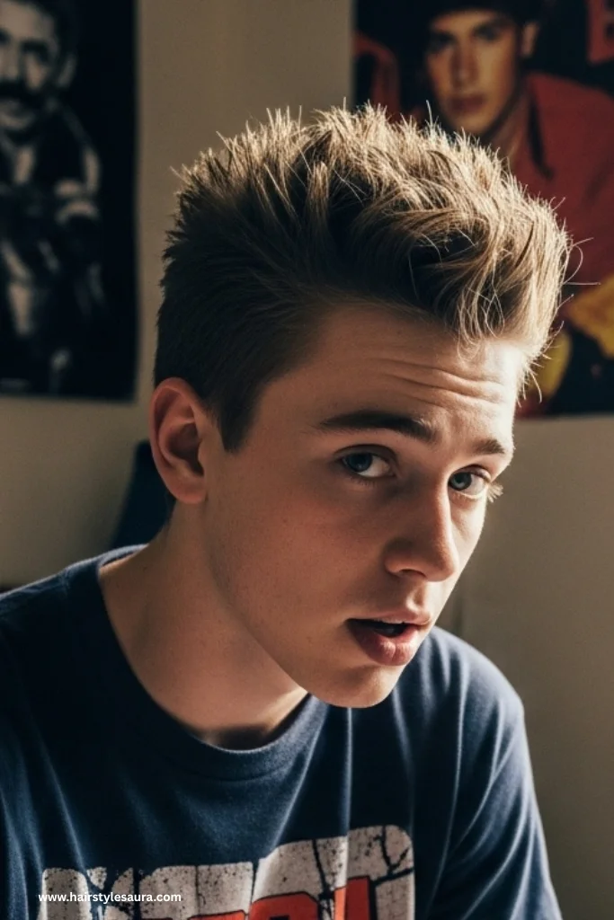 12 Cool & Classic 90s Hairstyles for Guys That Still Turn Heads 7 Spiky Hair