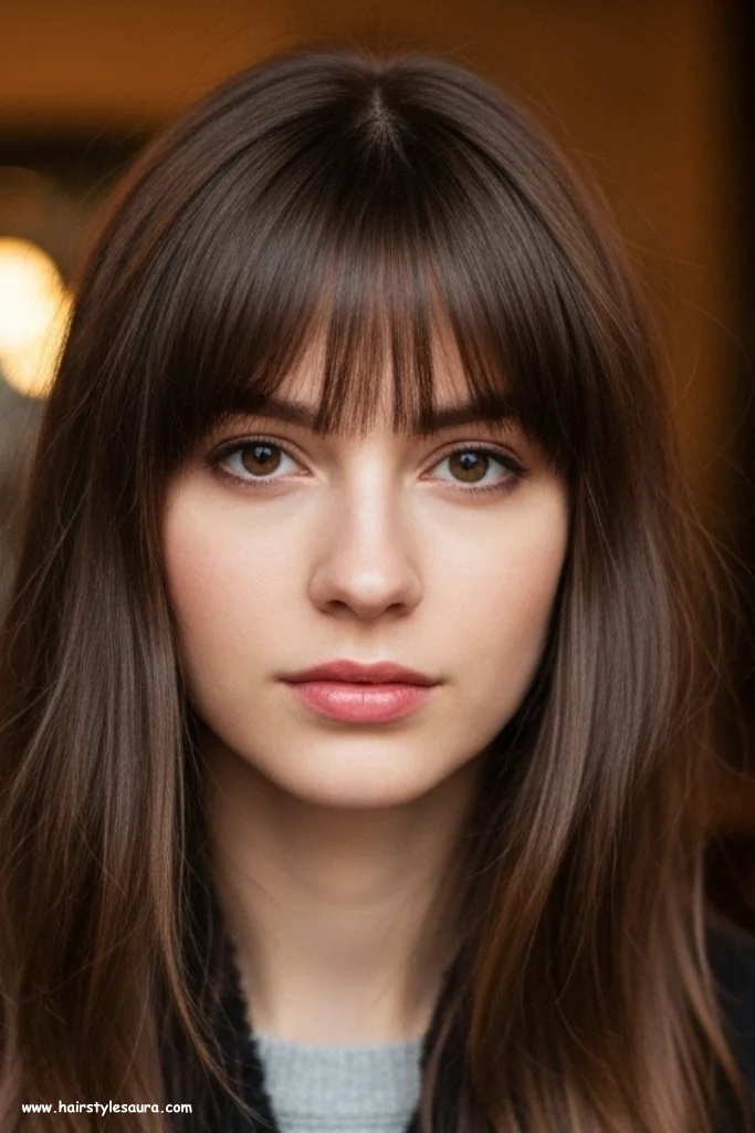 12 Stunning layered Haircuts Ideas for Straight Hairs 7 Straight layered Cut with Bangs