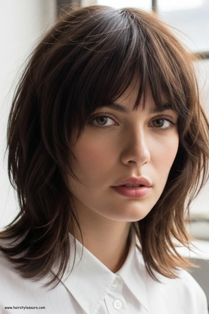 12 Shag Cuts for Wavy Hair Ideas That Look Effortlessly Chic 8 Chin-Length Shag with Layers