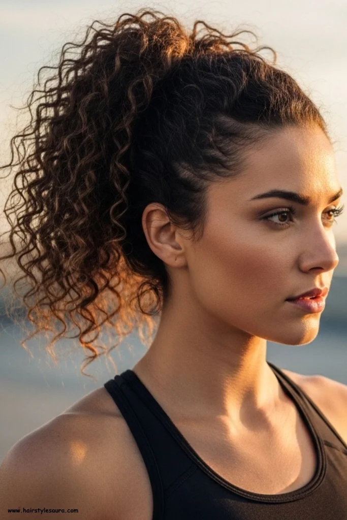 Curly High Ponytail