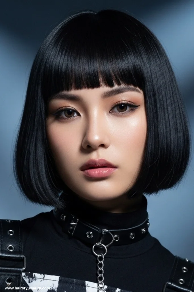13 Stunning Korean Bob Haircut Ideas That Will Instantly Elevate Your Look 8 Short Bob with Blunt Bangs