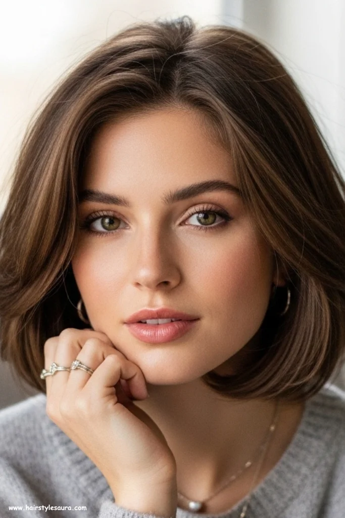 12 Ear Length Haircuts for Women Ideas That Turn Heads 8 Soft Layered Bob
